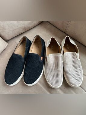 Lot of 2-Size 8.5 Olu Kai Loafers